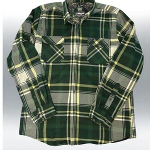 Men’s Retro Rifle Green Plaid Shirt